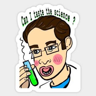 Can I taste the science? Sticker